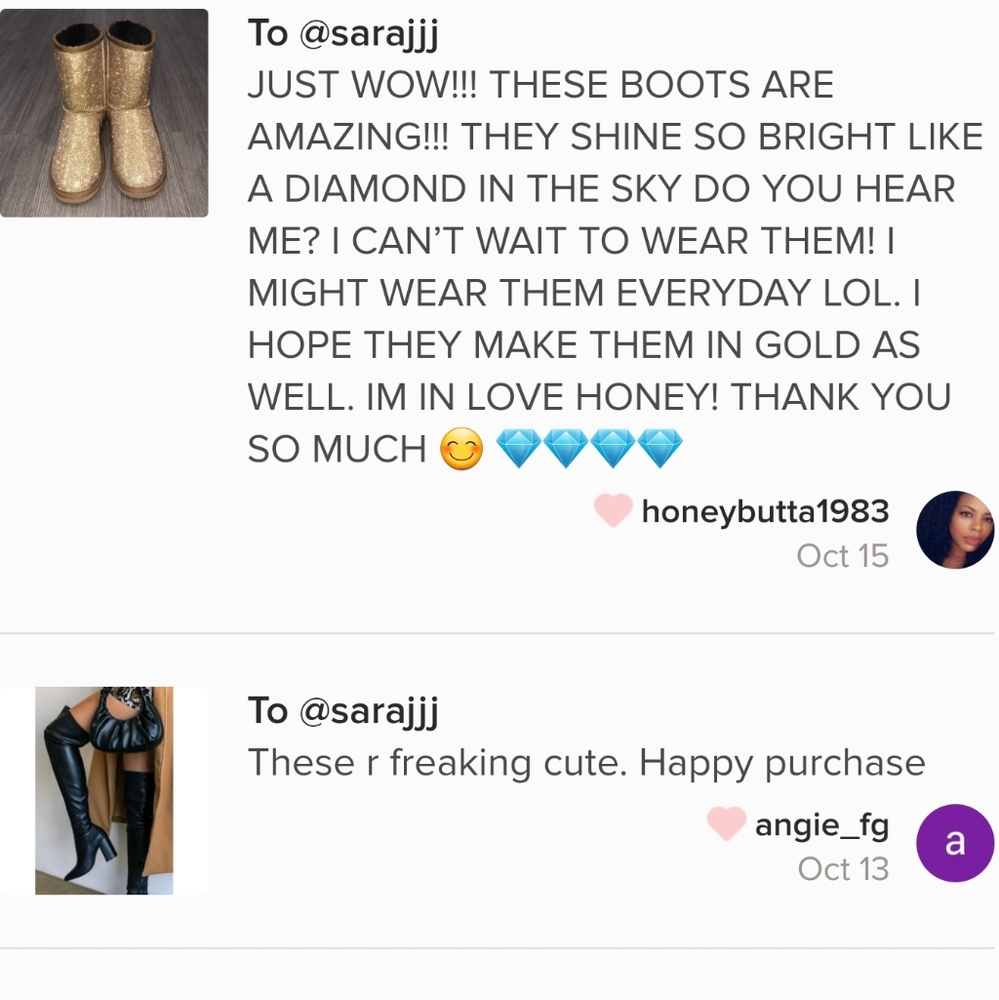 πππ¨π© πππ― 8 πRose Gold Swarovski Boot - Picture 2 of 8